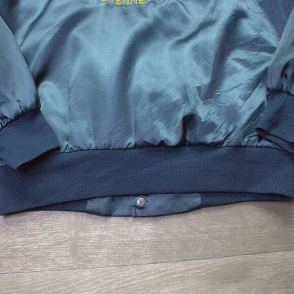 Vintage West Ark American Legion Post 6 Cheyenne, Wyo Men’s Satin Jacket Size S - Picture 3 of 7